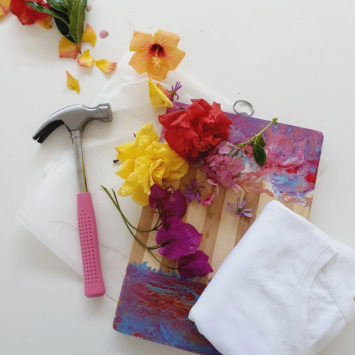 Diy flower shirt hotsell